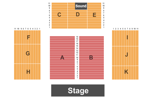 Grand Event Center at Golden Nugget - Lake Charles Terry Fator Seating Chart