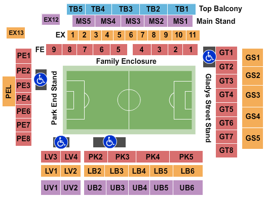 Goodison Park Soccer Seating Chart
