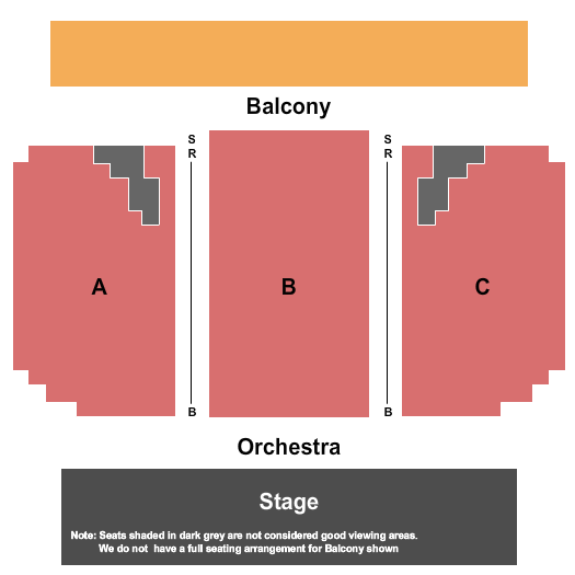 Goodnight Auditorium End Stage Seating Chart