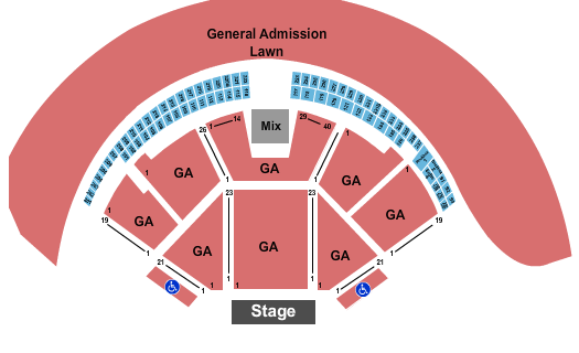 Gorge Amphitheatre Phish Seating Chart