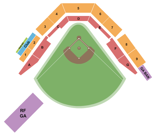 Goss Stadium At Coleman Field Baseball Seating Chart