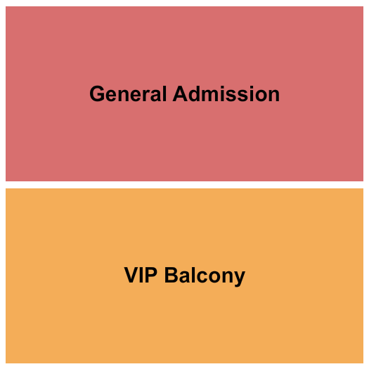 seating chart for Gothic Theatre - GA & VIP Balcony - eventticketscenter.com