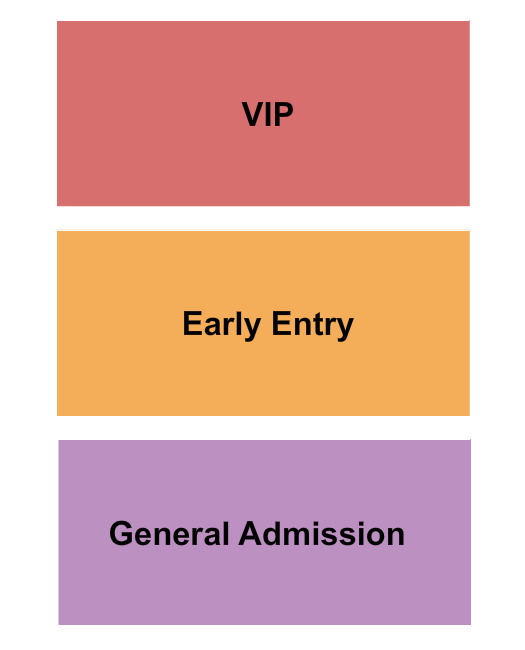 Graceland Baptist Church VIP - Entry - GA Seating Chart