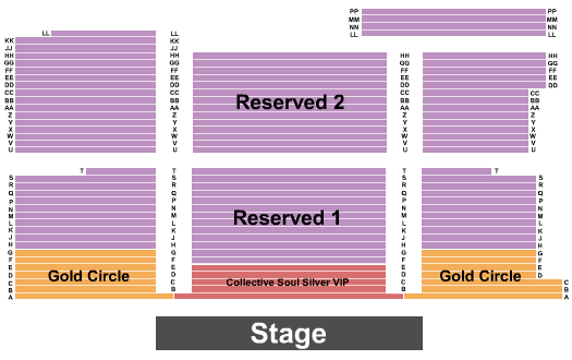 Graceland Soundstage Endstage 4 Seating Chart