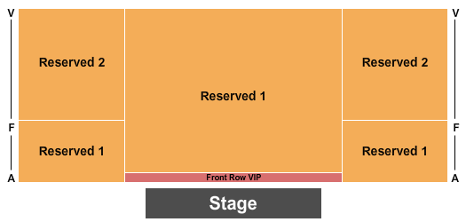 Graceland Soundstage Endstage A-V Seating Chart