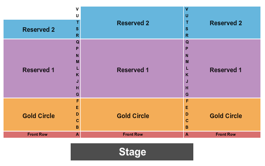 Graceland Soundstage Endstage Gold Circle 3 Seating Chart