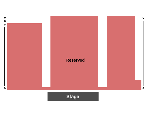 Graceland Soundstage Front Row Reserved Seating Chart