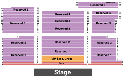 Graceland Soundstage Zach Williams Seating Chart
