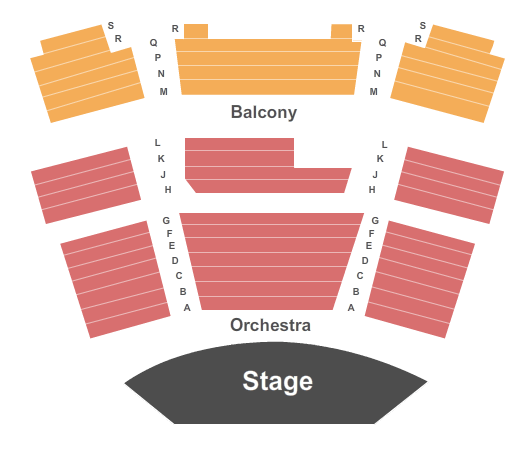 Gracie Theatre - Bangor Endstage Seating Chart