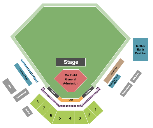 Grainger Stadium Seating Chart