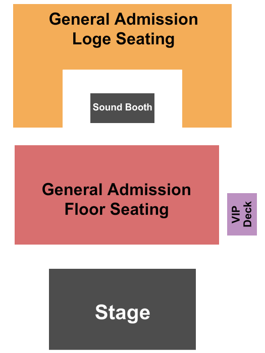 Gramercy Theatre Endstage GA Seating Chart