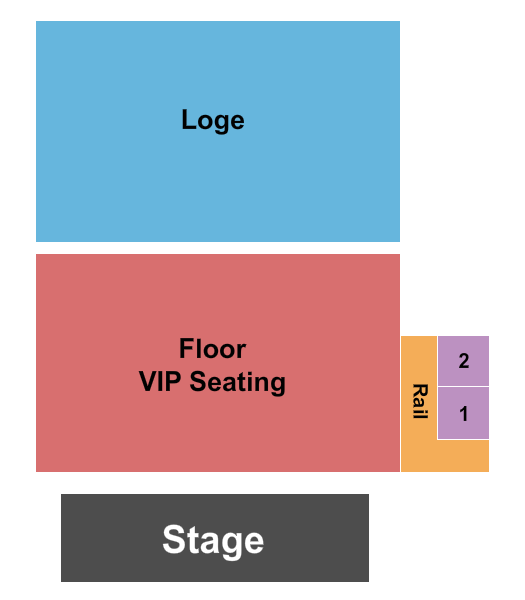 Gramercy Theatre Endstage VIP Floor Seating Chart