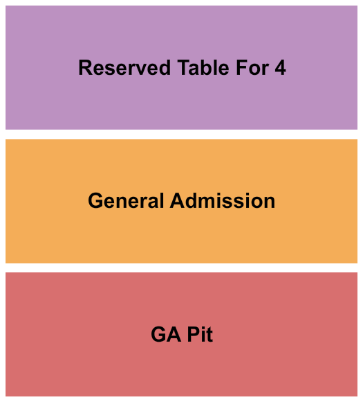 Granada - Lawrence GA/Pit/Reserved Seating Chart