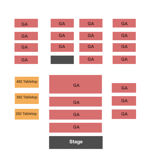 Granada Theater - Dallas Standard Seating Chart