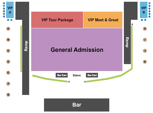 Granada Theatre - Mt. Vernon Endstage Seating Chart