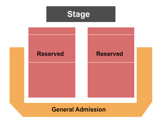 Granary Live Rsvd & GA Seating Chart