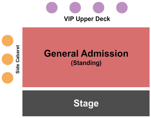 Grand Annex GA & Upper Deck Seating Chart