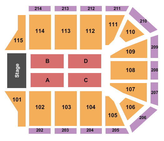 Global Credit Union Arena At Grand Canyon University Skillet Seating Chart