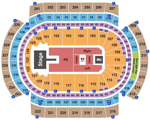 Grand Casino Arena Alex Warren Seating Chart