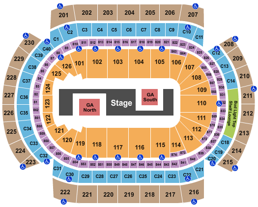 Grand Casino Arena TWICE Seating Chart