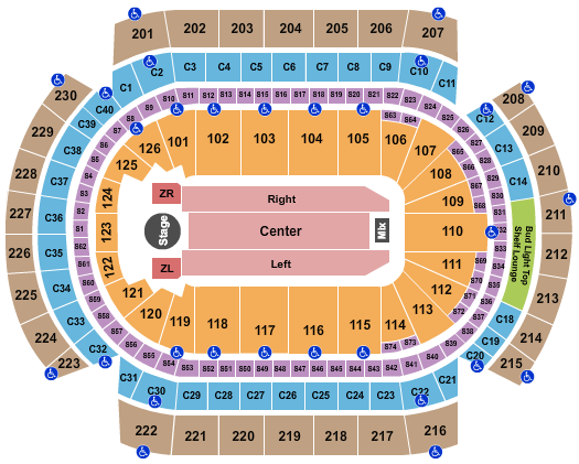 Grand Casino Arena Zayn Seating Chart