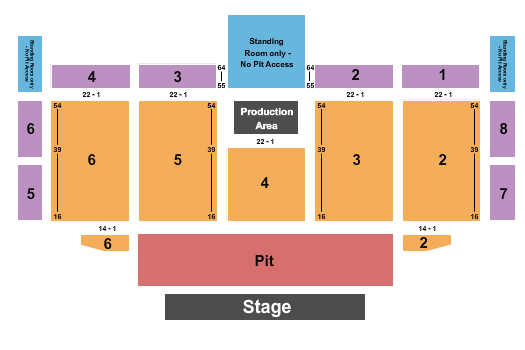 Grand Casino Hinckley Amphitheater Endstage Pit Seating Chart