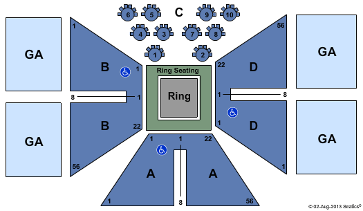 Grand Casino Hinckley Event Center Boxing Seating Chart