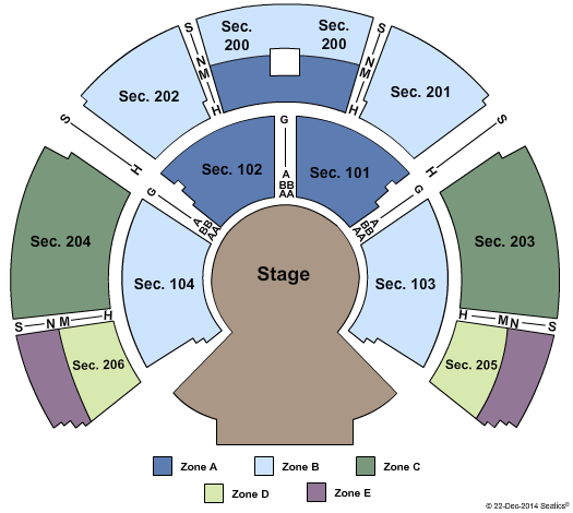 Grand Chapiteau At Oracle Park Cirque Kurios - Zone Seating Chart