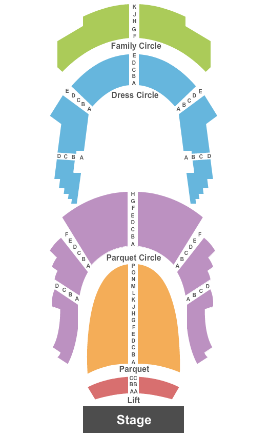 Copeland Hall Wilmington Seating Chart