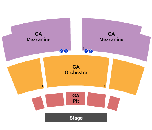 Grand Sierra Theatre Standard Seating Chart
