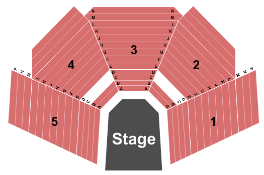 Grand Theater At The Ruth and Nathan Hale Theater Seating Map