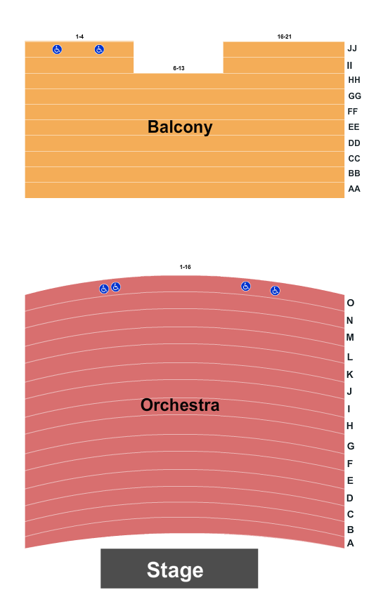 Grand Theatre - Frankfort Seating Chart