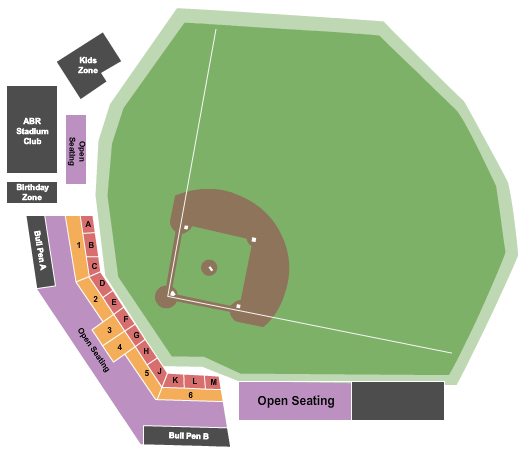 Grayson Stadium Baseball Seating Chart