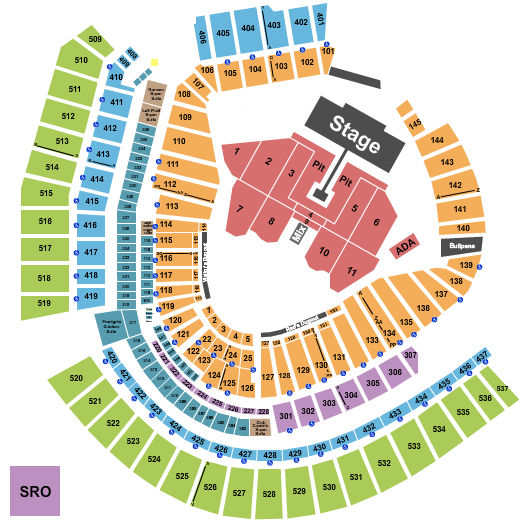 Great American Ball Park Green Day 2024 Seating Chart