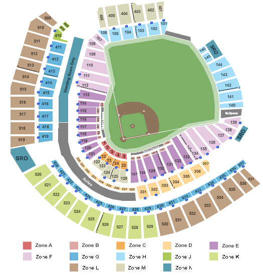 Great American Ball Park All Star Int Zone Seating Chart