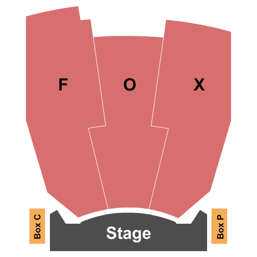 Great Cedar Showroom at Foxwoods Endstage 2 Seating Chart