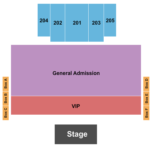 Great Hall at Charles F. Dodge City Center Seating Chart