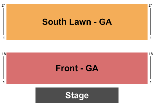 Greater Lima Region Park & Amphitheater Front/South Seating Chart