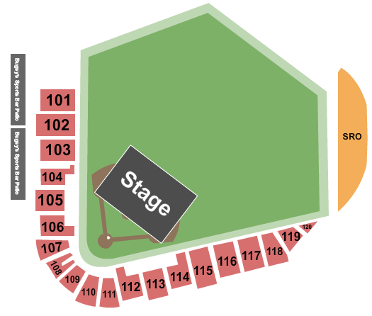 Greater Nevada Field Concert Seating Chart