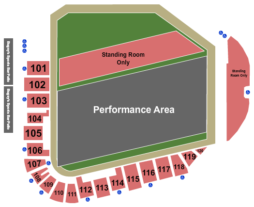 Silver Legacy Seating Chart