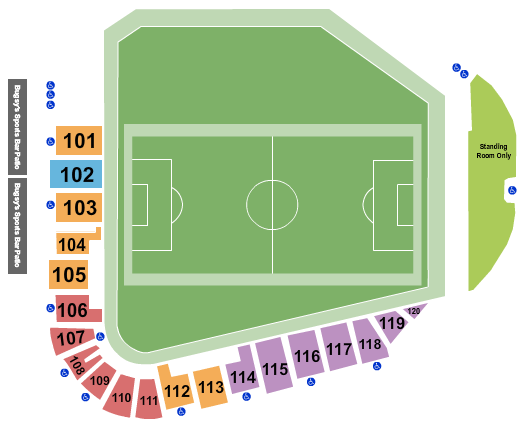 Greater Nevada Field Soccer Seating Chart