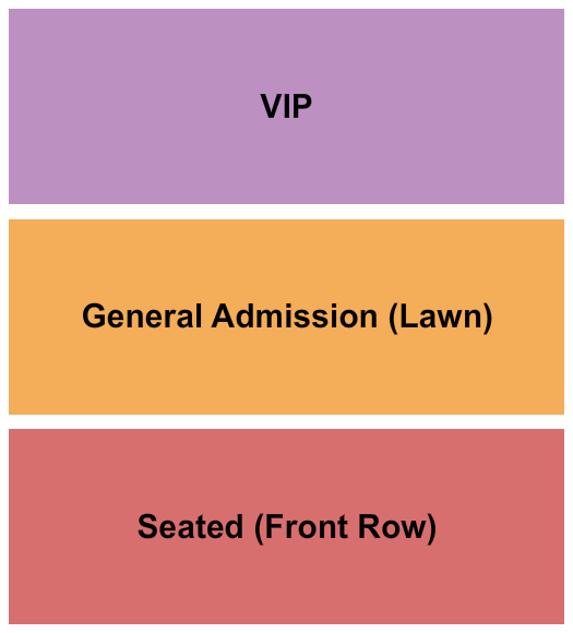 Green Grove Gardens Seated/GA/VIP Seating Chart