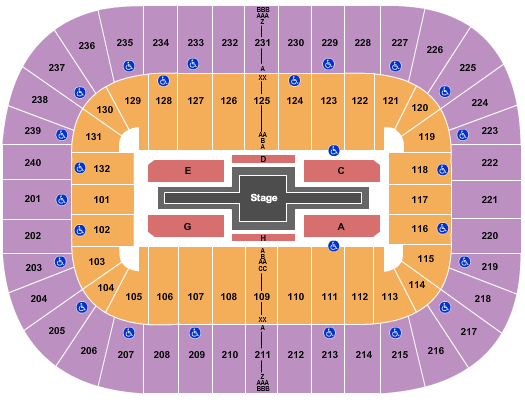 Greensboro Coliseum At Greensboro Coliseum Complex Bad Bunny Seating Chart