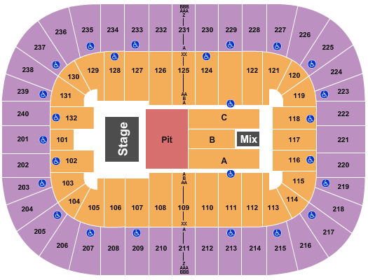 Greensboro Coliseum At Greensboro Coliseum Complex Dan and Shay Seating Chart