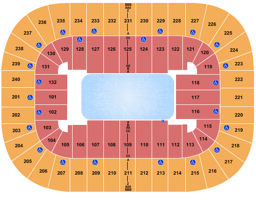 Greensboro Coliseum At Greensboro Coliseum Complex Disney On Ice 2023 Seating Chart