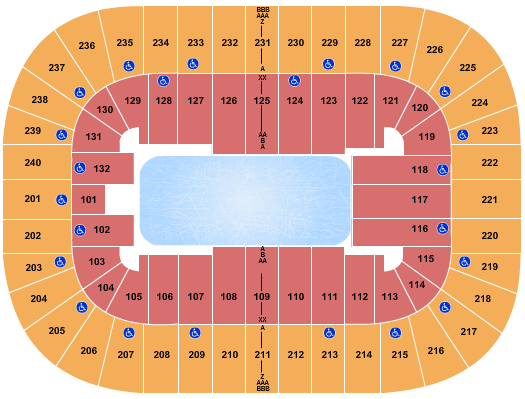 Greensboro Coliseum At Greensboro Coliseum Complex Disney On Ice Seating Chart