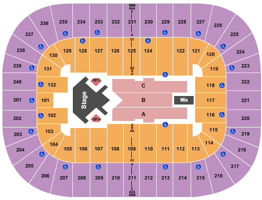 Greensboro Coliseum At Greensboro Coliseum Complex Grupo Firme Seating Chart