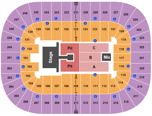 Greensboro Coliseum At Greensboro Coliseum Complex Kane Brown Seating Chart