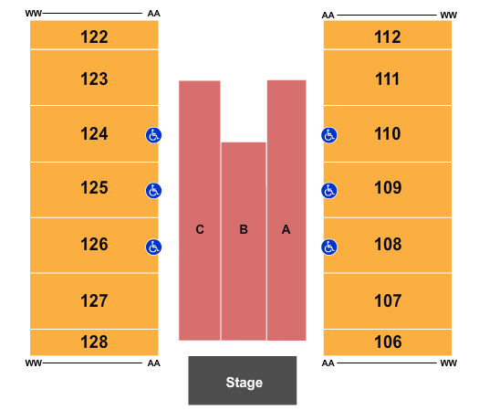 Greensboro Coliseum At Greensboro Coliseum Complex Logic Seating Chart