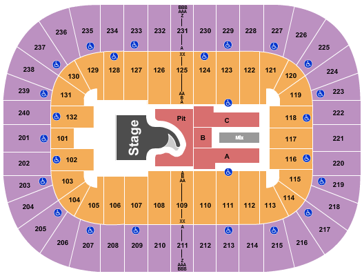 First Horizon Coliseum At Greensboro Complex Seating Chart